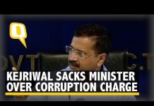 Delhi Chief Minister Arvind Kejriwal sacked his Food Minister Asim Ahmed Khan over corruption charges.